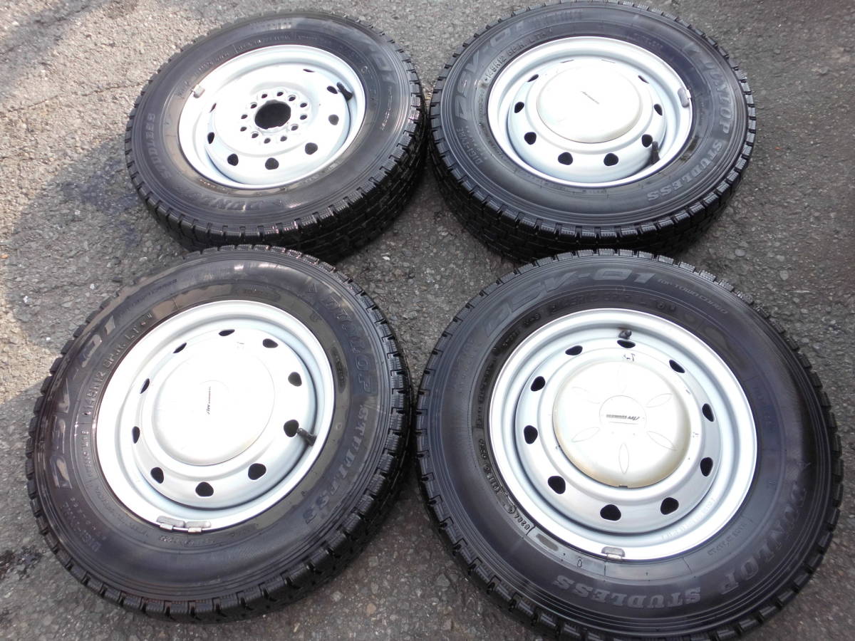 ＿☆TOPY SCHWARZ MV 12インチ ホイール バリ山 スタッドレス☆マルチ4 