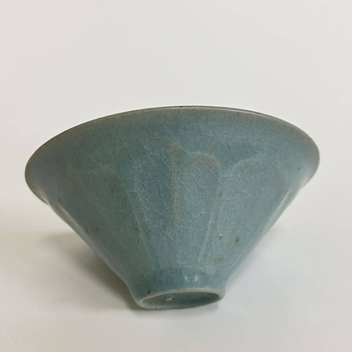 中国 宋 古玩汝窯 青磁 煎茶道具 碗 茶碗 汝窯 青磁 茶碗 ,□ 南宋