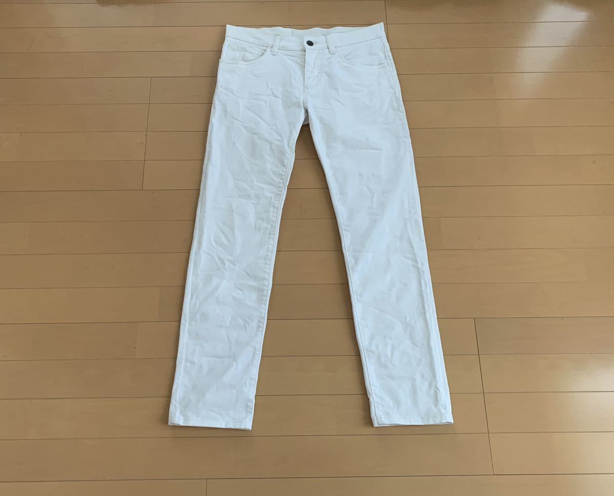 ドルチェ&ガッバーナ DG 白 14stretch ホワイト デニム パンツ
