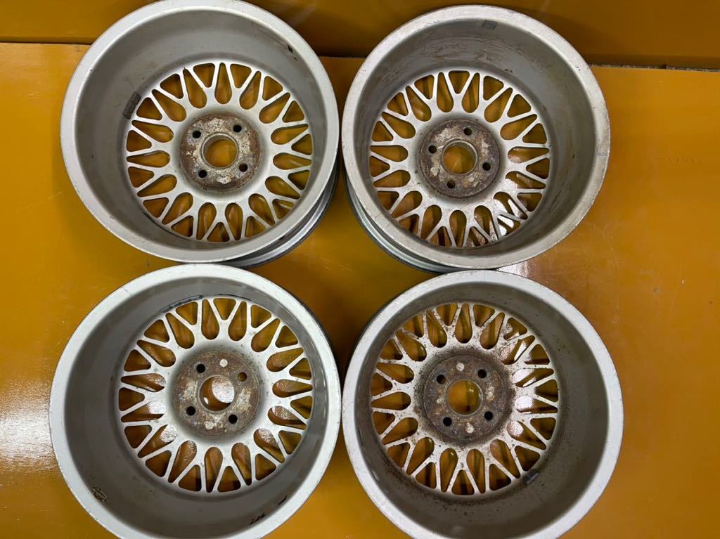 BBS 【当時物】BBS RG 15インチ PCD100 4穴 6JJ2HET40 4本セット(純正