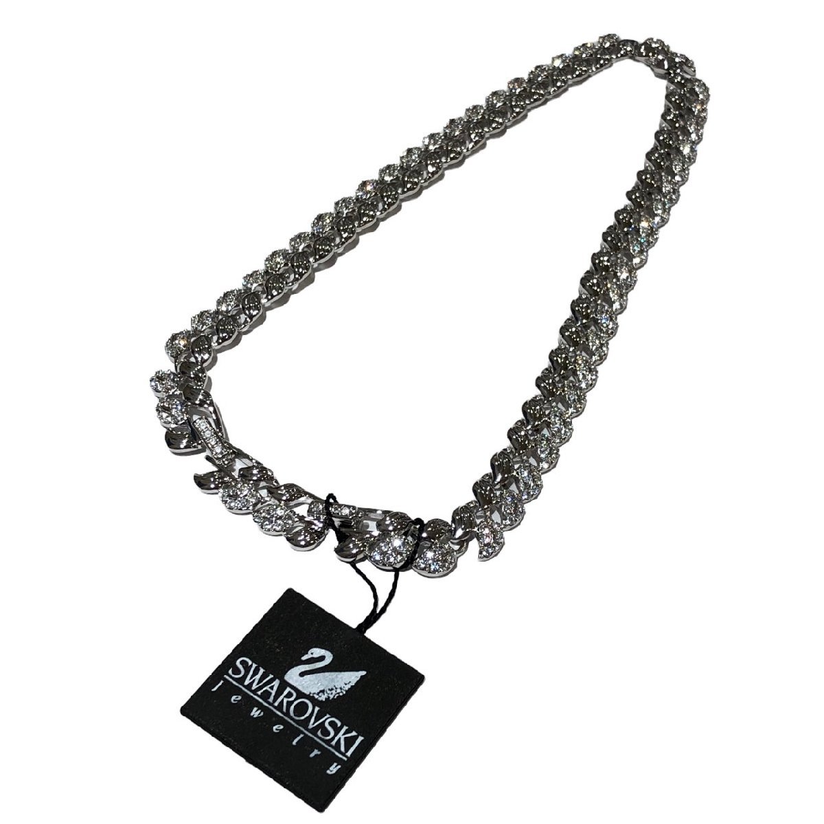 【お得，人気SALE】 SWAROVSKI スワロフスキー ネックレス チョーカー 定価35000円(ネックレス、ペンダント、チョーカー)｜売買されたオークション情報、yahooの商品情報をアーカイブ公開 - オークファン ネックレス、ペンダント、チョーカー