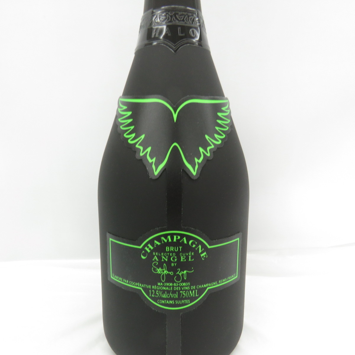1円～【未開栓】ANGEL エンジェル ヘイロー グリーン シャンパン 750ml