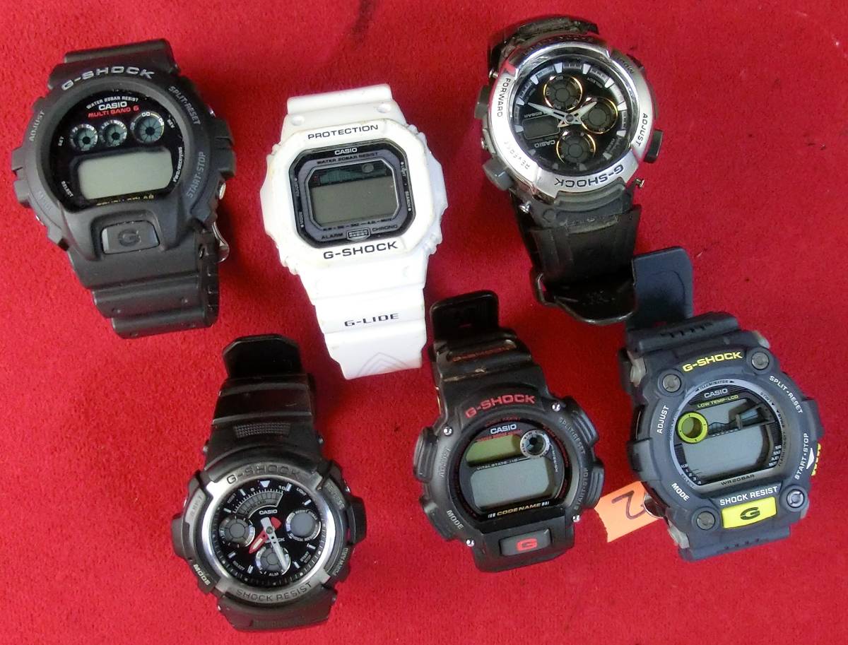 0906-202) CASIO G-SHOCK G-7900，GW-6900，AW-590，GIX-5600，DW-8800