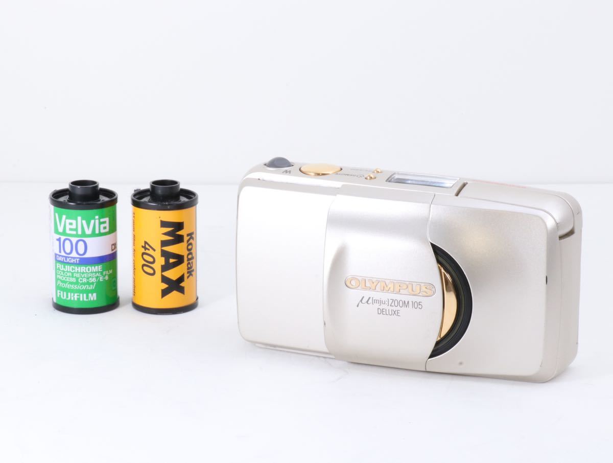激安超高品質 【人気のカメラ♪] OLYMPUS μ ZOOM 105 DELUXE ♪ ☆現像