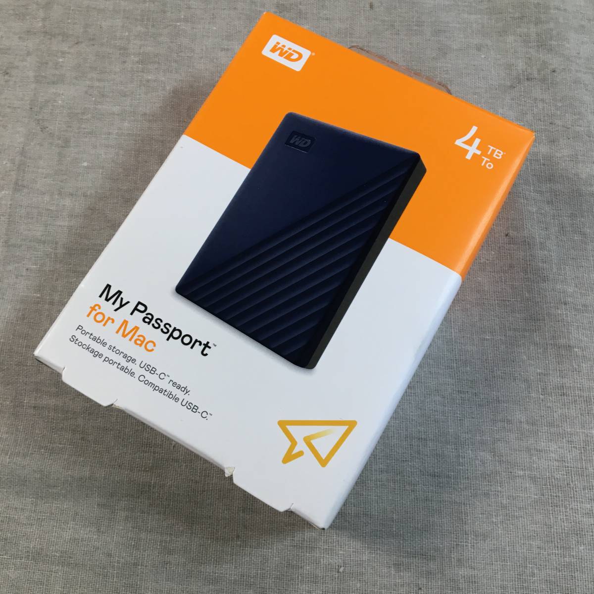 My Passport 4TB for | Mac用ポータブルHDD USB3.0 WD WDBA2F0040BBL 