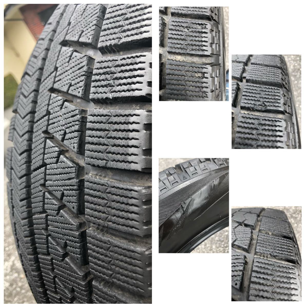 中古スタッドレスタイヤ ブリヂストン 4本 215/55R17 94Q BLIZZAK VRX