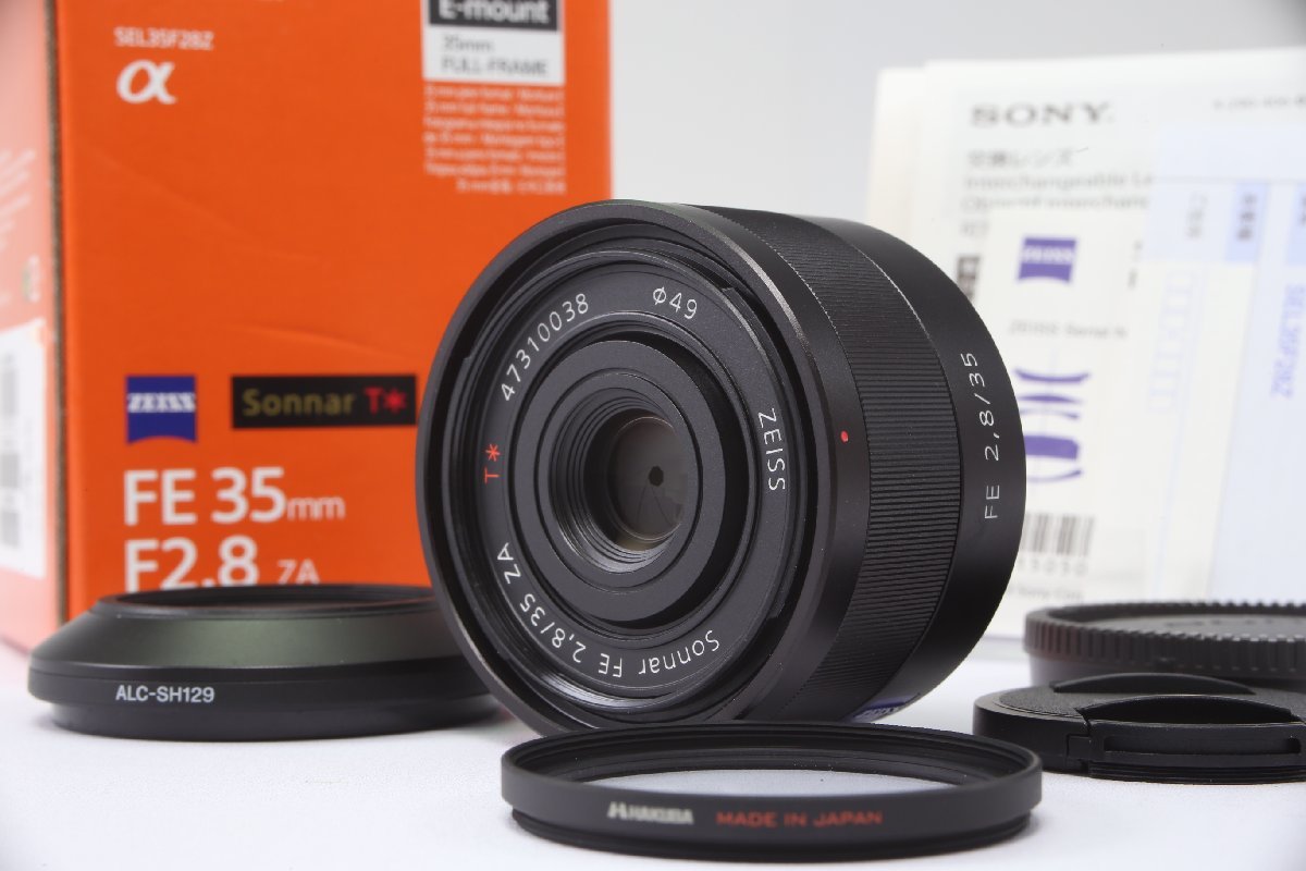 【セール，新作】 同様 | 動作正常 SONY Sonnar T FE 35mm F2.8 ZA SEL35F28Z レンズプロテクター 追加付属(ソニー、ミノルタ)｜売買されたオークション情報、yahooの商品情報をアーカイブ公開 - オークファン ソニー、ミノルタ