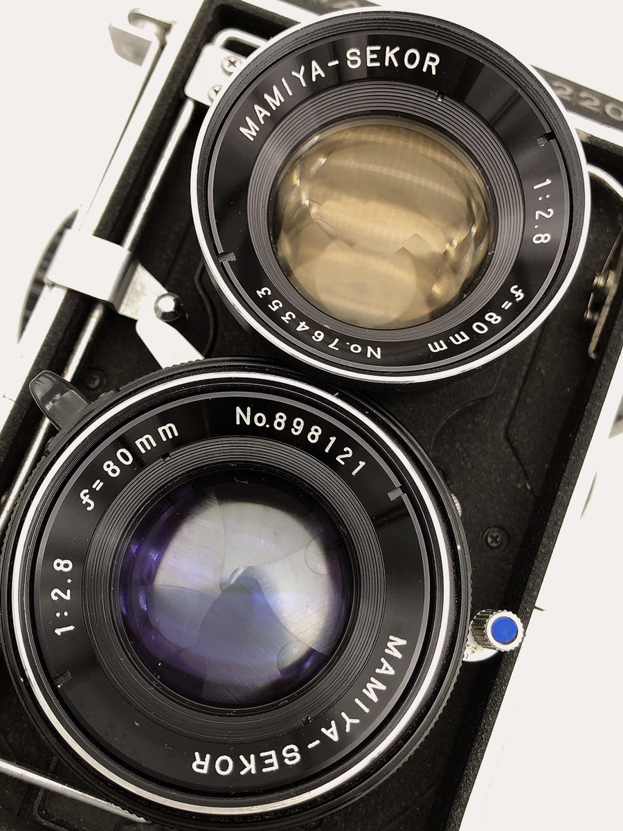 中古 MAMIYA マミヤ C220 PROFESSIONAL SEKOR 80mm f/2.8 DS 105mm f