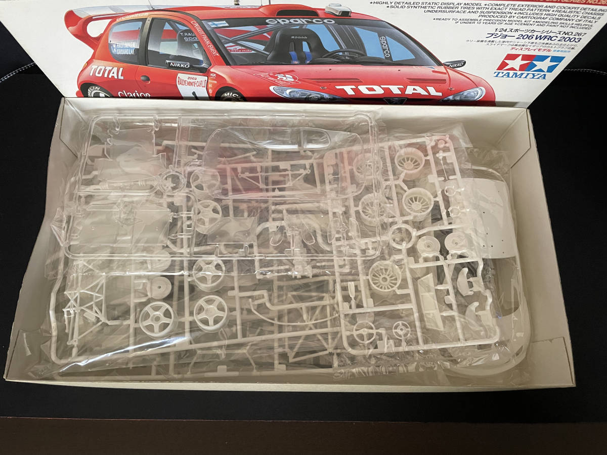 0 WRC タミヤ プジョー Peugeot Tamiya 1 1⁄24 製作ブログ 自己 