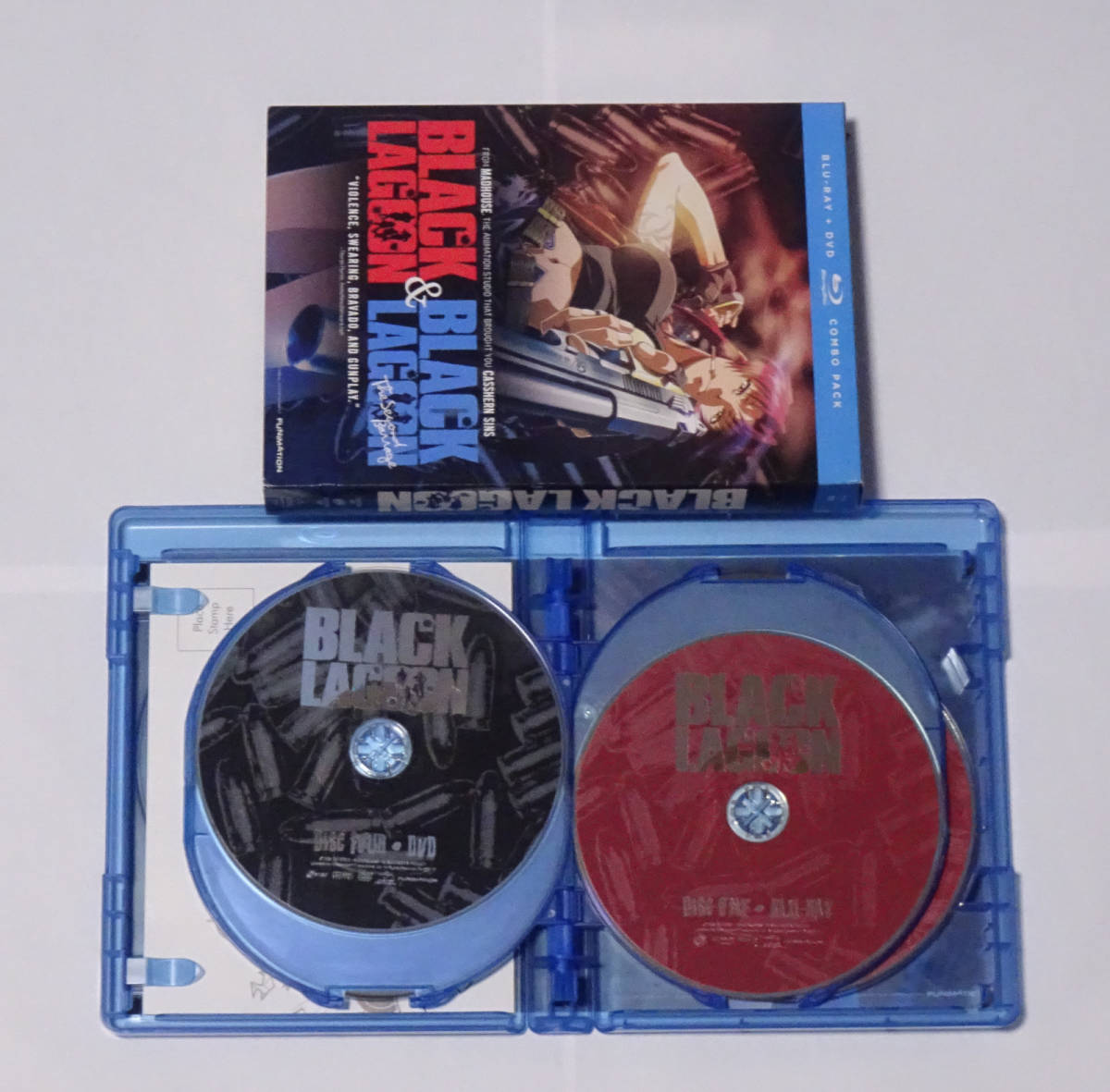 BLACK LAGOON Blu-ray DVD Box 7枚組 第1～2期24話収録 海外版 北米版 