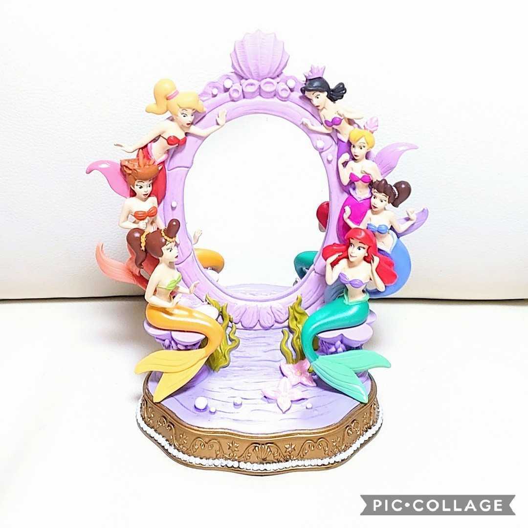 アリエル　スタンドミラー　フォーク型小物入れ　セット スタンドミラー ストーリーコレクション リトルマーメイド アリエル
