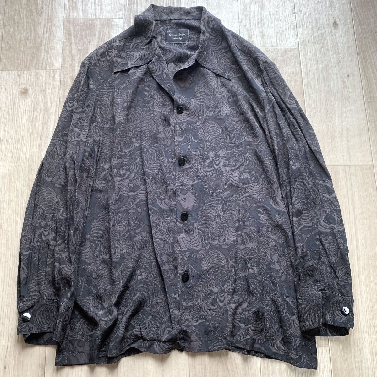 希少 04AW Number (n)ine 反戦 give期 百虎 シャツ ナンバーナイン