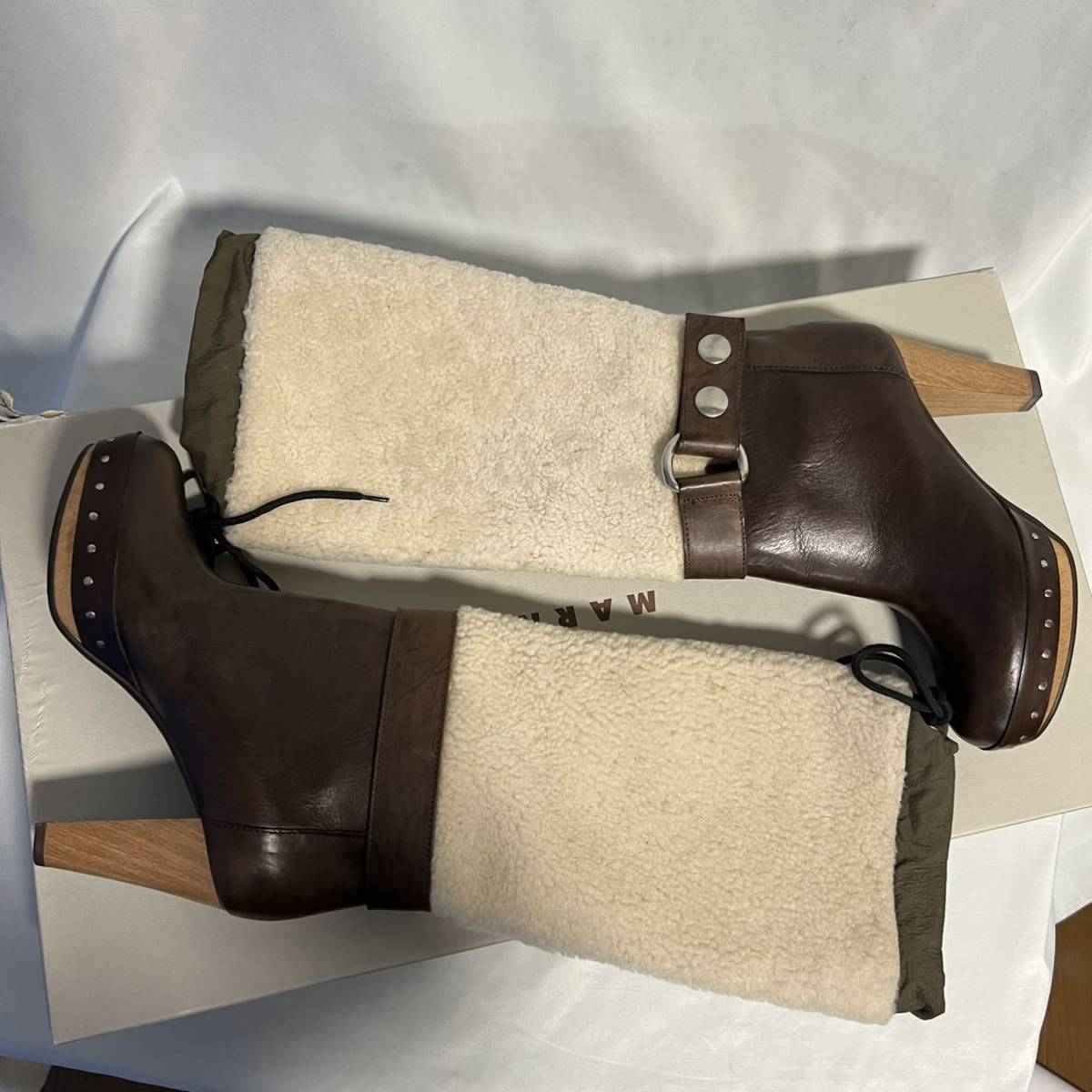 定価150150円】未使用品/イタリア製 MARNI マルニ レディース ムートン 