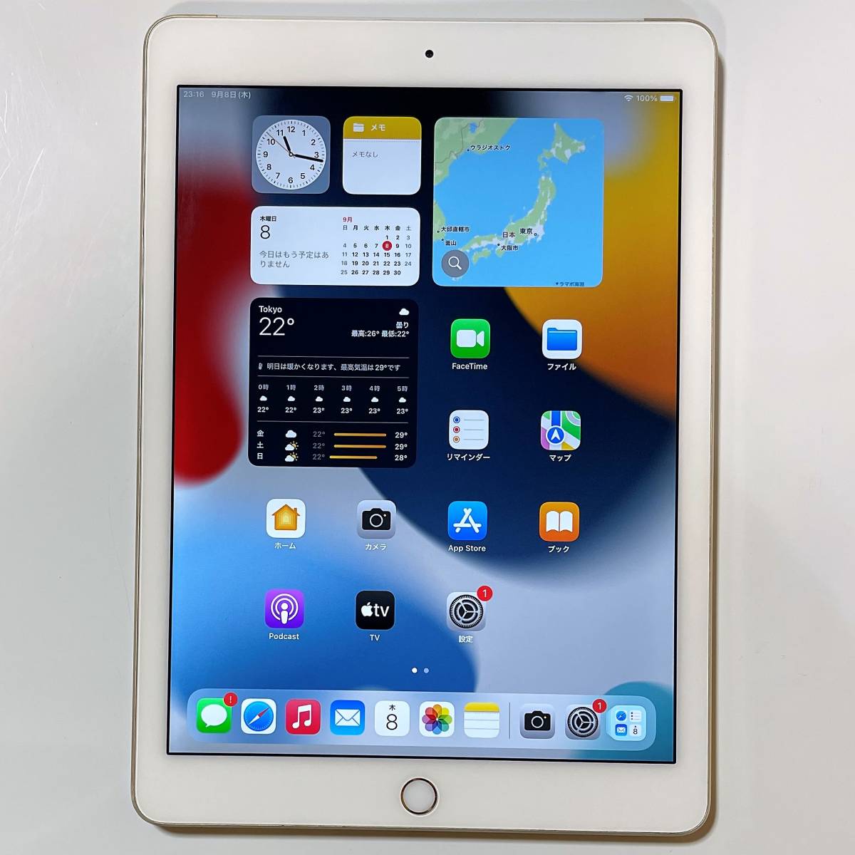 限定SALE Apple iPad Air 2 ゴールド 64GB MH172J/A Wi-Fi+Cellular A1567 iOS15.6.1 アクティベーションロック解除済(iPad本体)｜売買されたオークション情報、yahooの商品情報をアーカイブ公開 - オークファン iPad本体