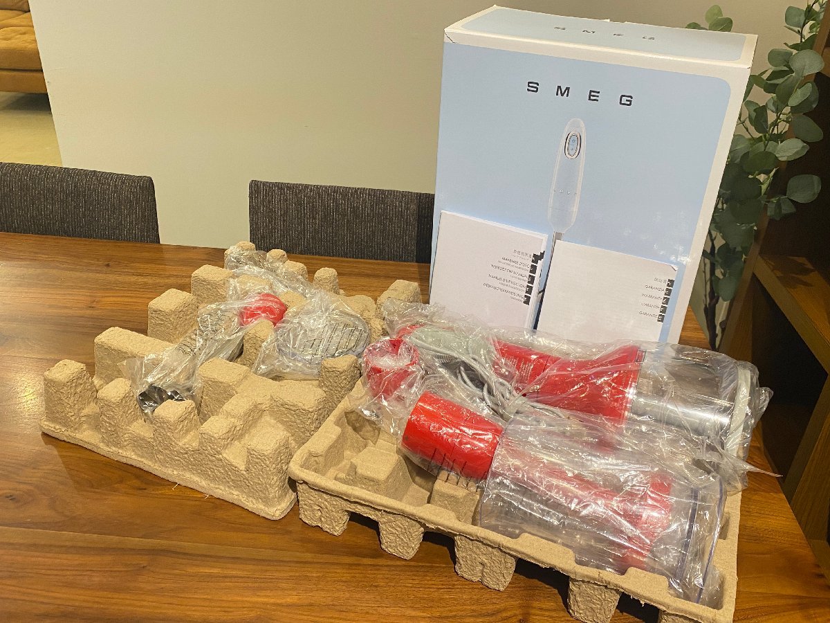 ハンドブレンダー SMEG HBF02RDJP 年式不明 レッド 中古美品 SMEG