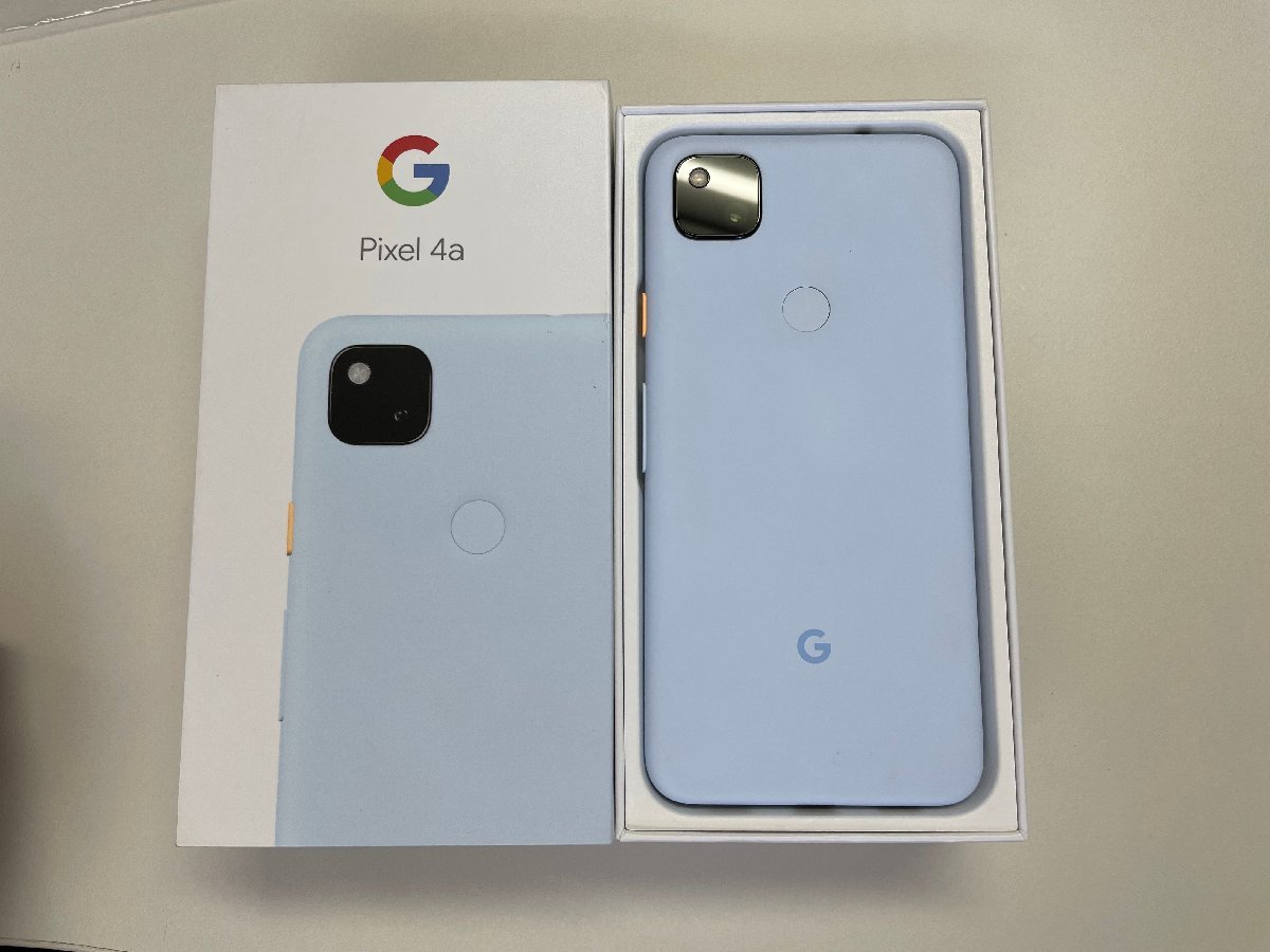 Pixel 4a Google Barely Blue - 公式通販 128G バッテリー劣化 訳あり