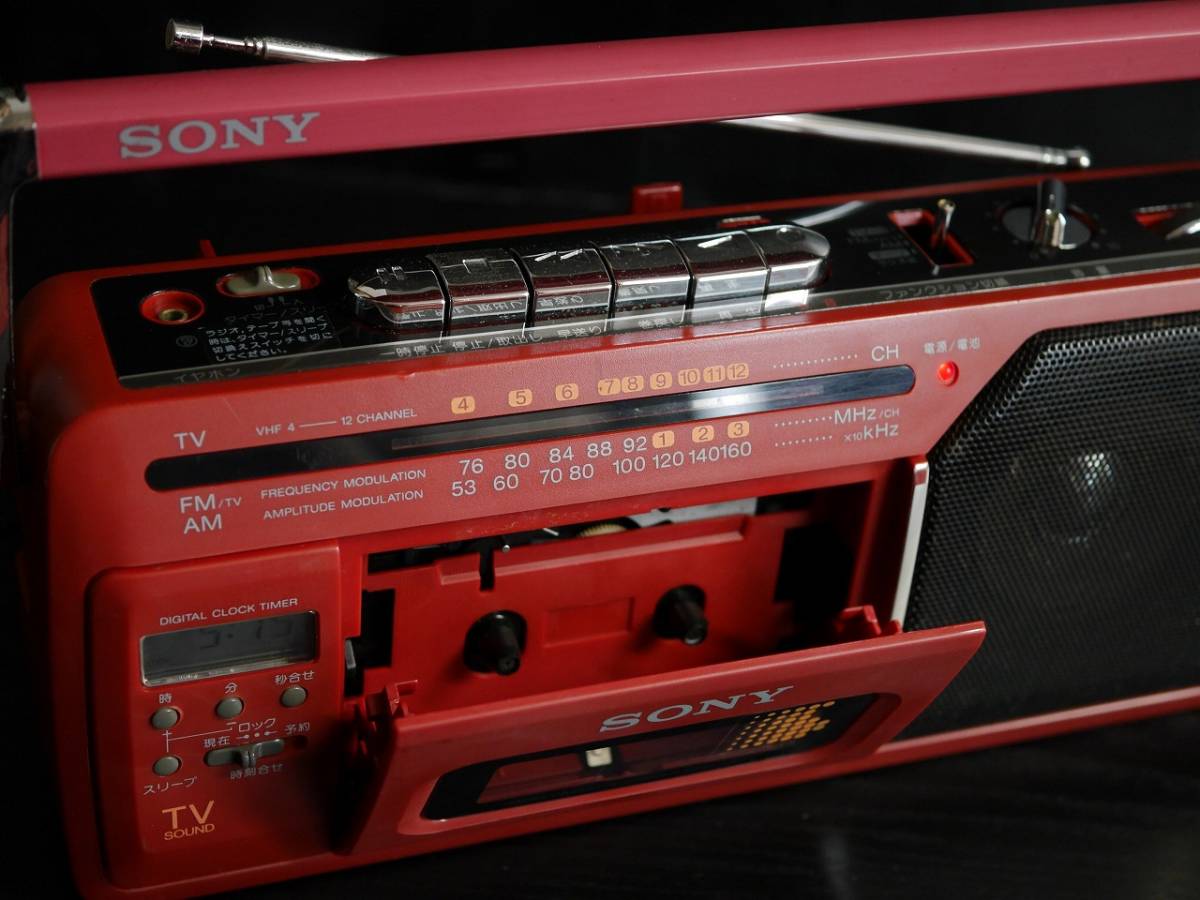 ソニー SONY 2バンド FM⁄AM ラジオ FM⁄AM2バンド CF-1900 ラジカセ CF