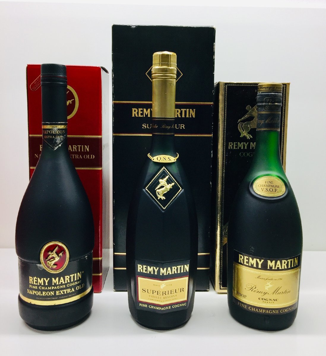 未開栓 古酒 REMY MARTIN レミーマルタン 3本セット スペリオール/VSOP