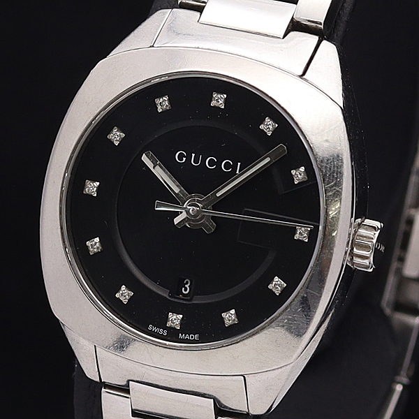 グッチ 腕時計 GUCCI⁄グッチ 142.5⁄YA142503 12Pダイヤインデックス 