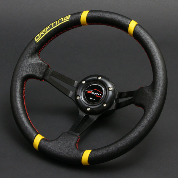 1円! 32φ ステアリング DRIFTINGディープコーン70mm PVC「DD32P」 32φ