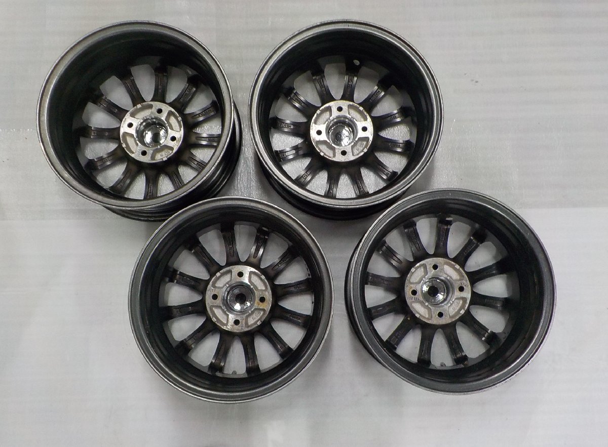 【 トピー - TOPY - 】 SIBILLA NEXT B-12　14インチ　アルミホイール　4本　4H　PCD 100　5.5J +42 ※ リムにガリキズがあります。