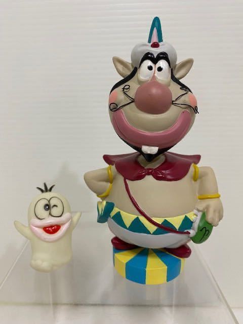 ハクション大魔王☆首ふり☆人形☆陶器製 13．0cm 版権有 アニメ
