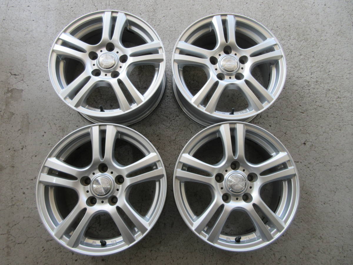 良品】 weds JOKER 15インチ 6J ET43 5H PCD114.3 中古アルミホイール4