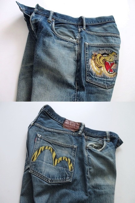 EVISU エヴィス】限定品 阪神タイガース優勝記念 虎刺繍 デニム