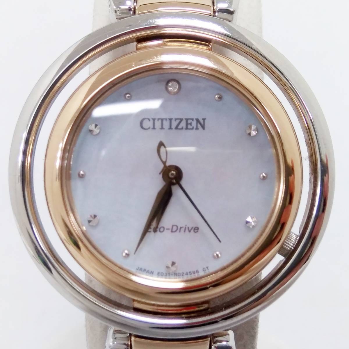 CITIZEN シチズン エル E031-R010000 EM0666-97D 1Pダイヤ付シェル 