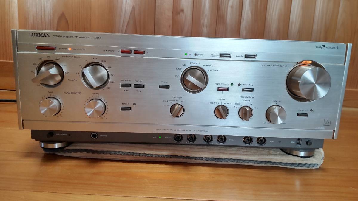 LUXMAN L-560 ラックスマン プリメインアンプ □ A級動作プリメイン B