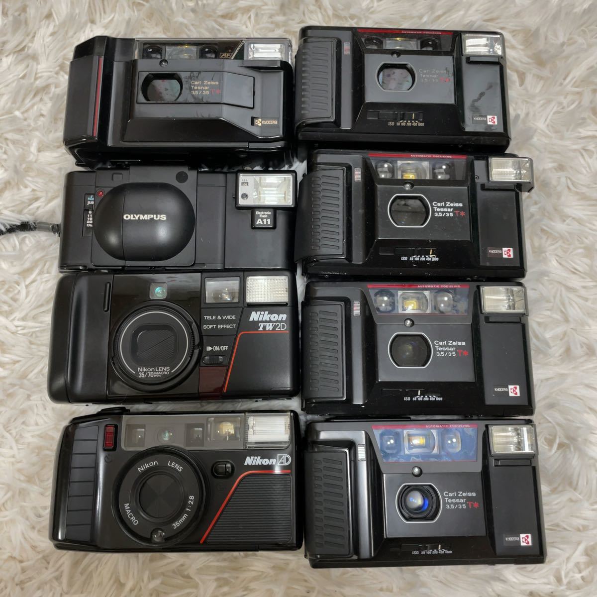 コンパクトフィルムカメラ まとめ 現状品 8台 OLYMPUS XA＋A11