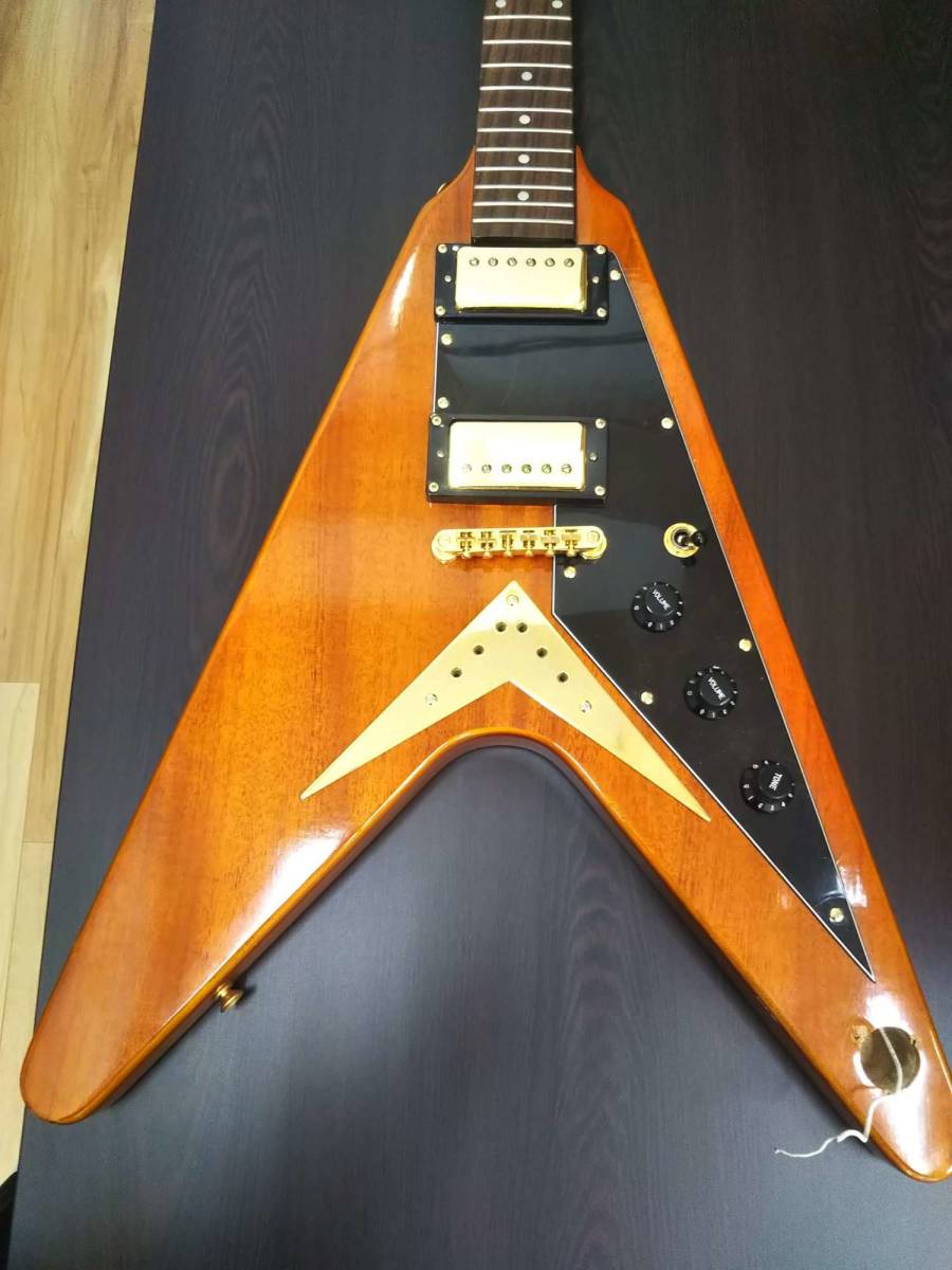 2179 ☆JUNO☆ フライングV コリーナ エレキギター ジャンク品 