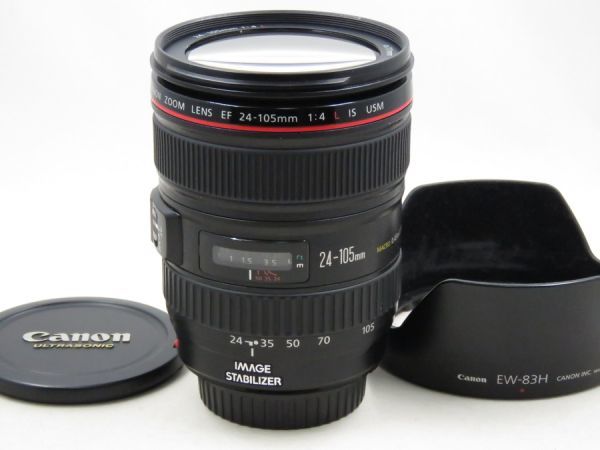 19754V4]☆新品級☆CANON EF 24-105mm F4 L IS USM フード付き Canon