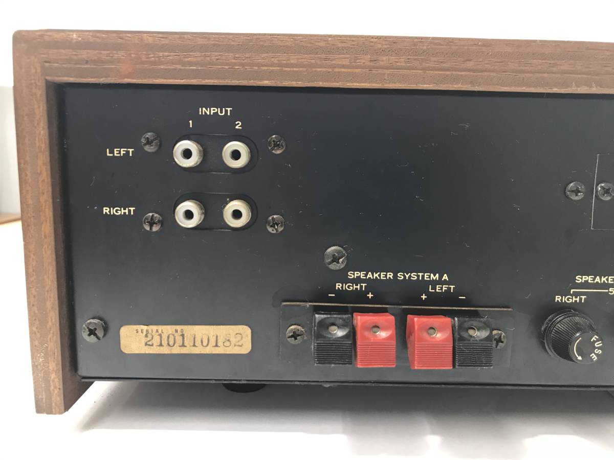 ジャンク扱い 音出しok パワーアンプ]SANSUI BA-150