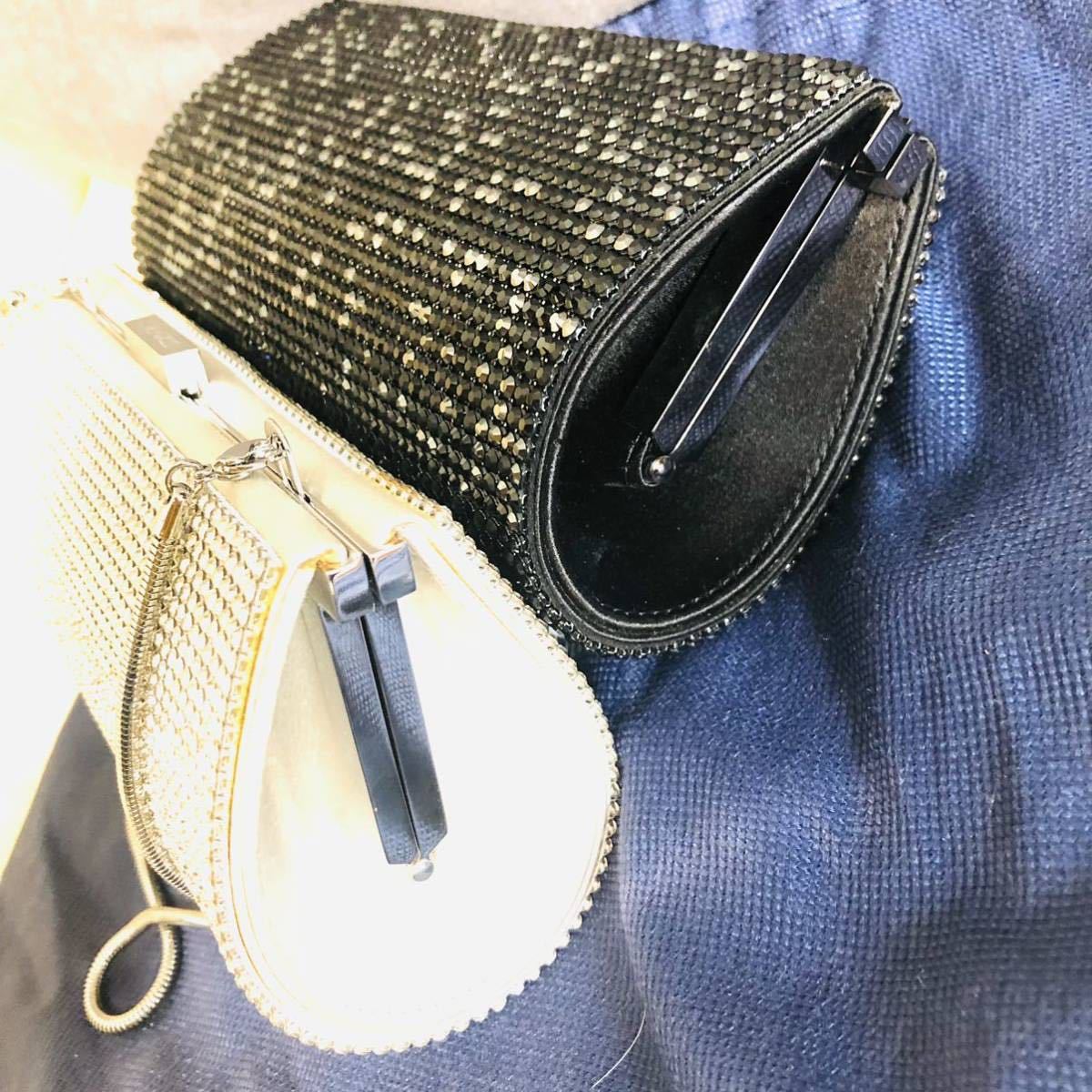 美品】スワロフスキー☆パーティーバッグ SWAROVSKI スワロフスキー