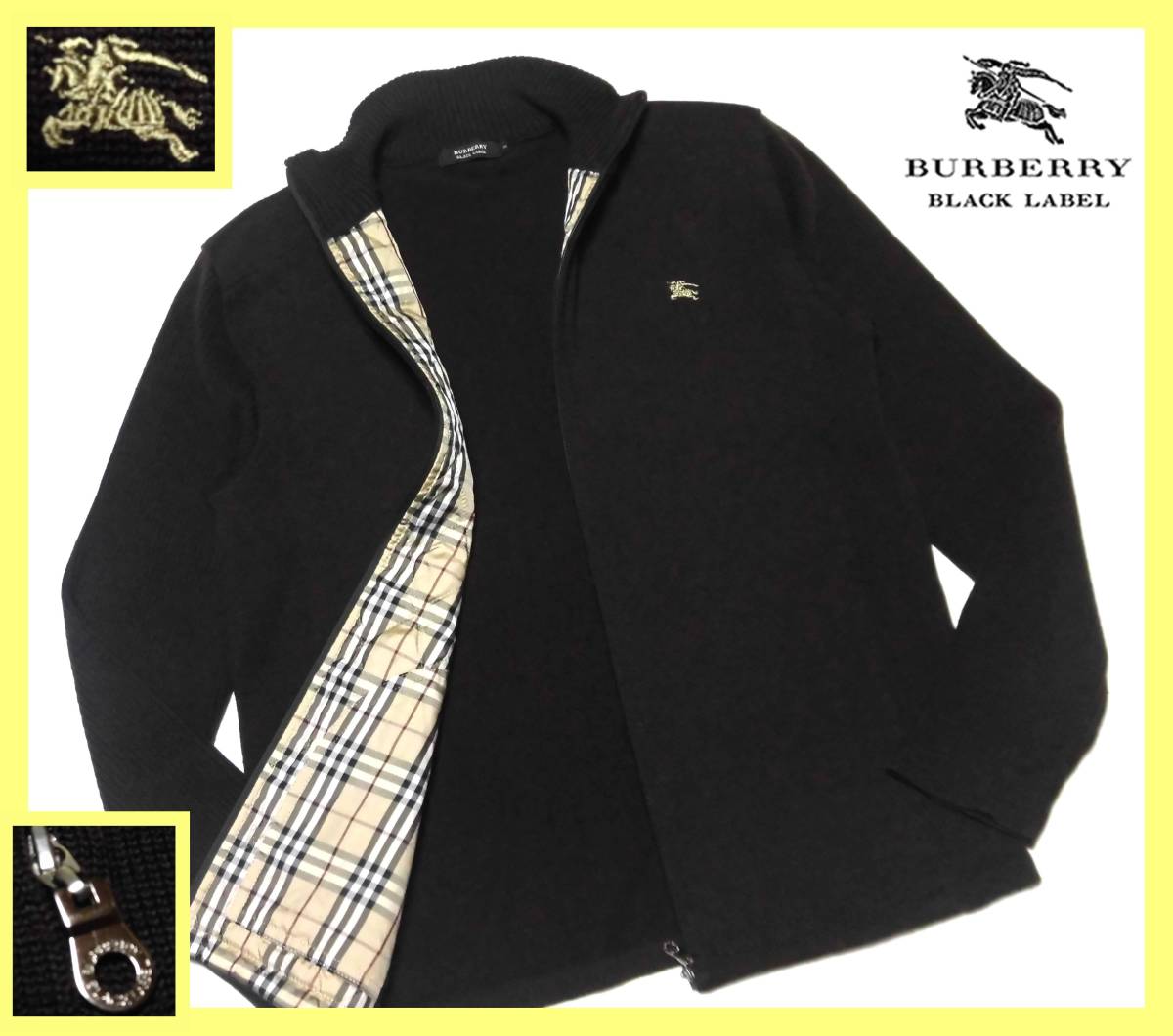 大人気サイズ L(3) 美品 バーバリーブラックレーベル BURBERRY BLACK