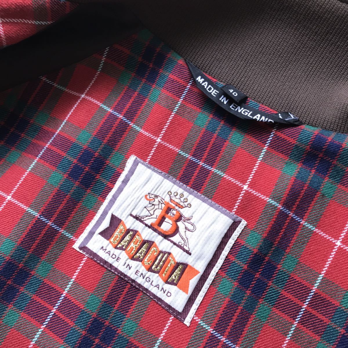 希少 美品 BARACUTA G4 スウィングトップ 英国製 40 ブラウン 