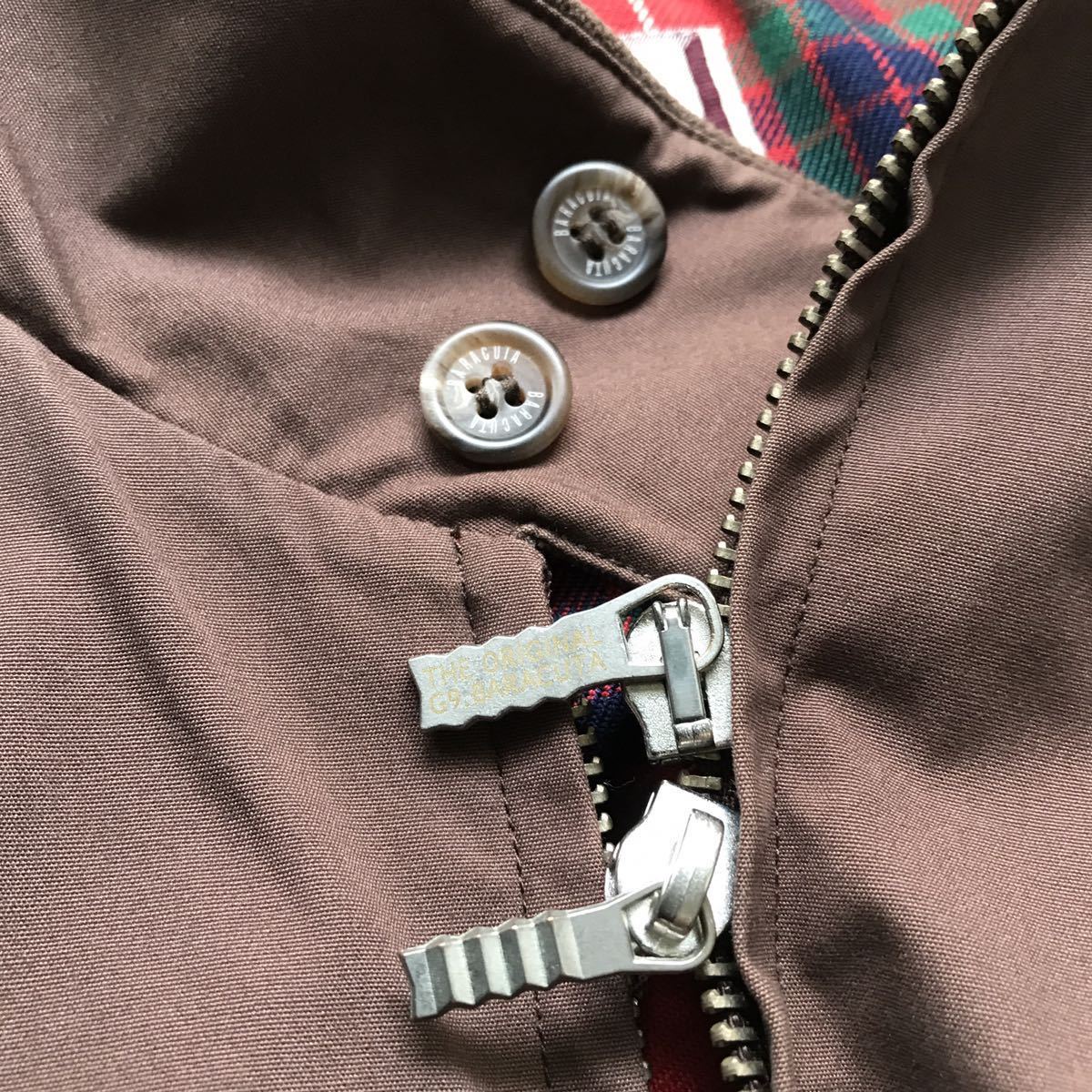 希少 美品 BARACUTA G4 スウィングトップ 英国製 40 ブラウン 