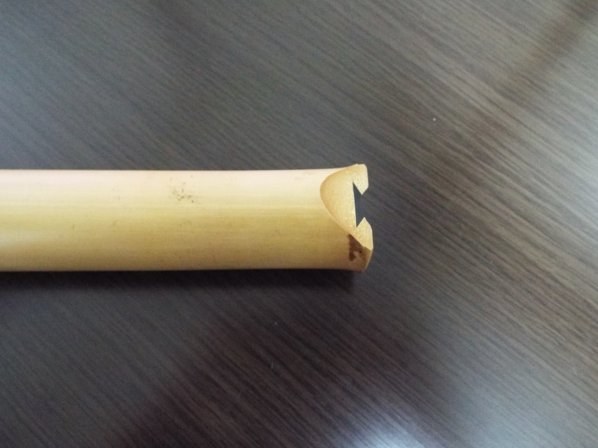 容山銘 二ツ判 琴古流一尺八寸管尺八 新品同様 超美品 付属品完備(本体