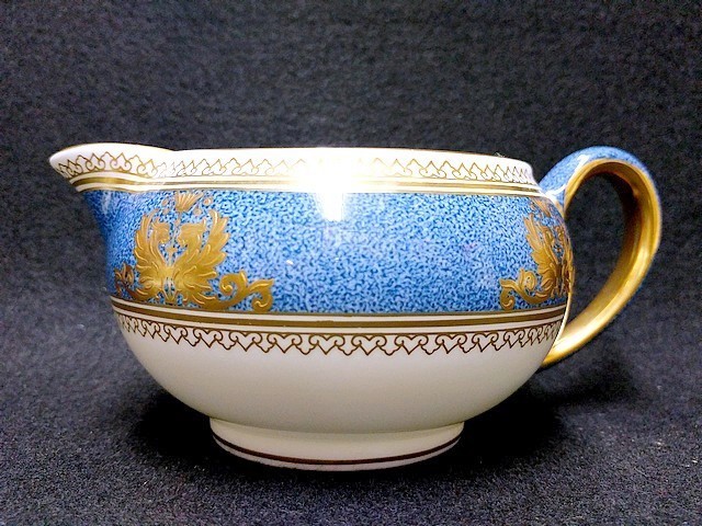 3QV売切！税無し☆ウェッジウッド★コロンビア★クリーマー★パウダーブルー★茶器★WEDGWOOD★現状★現品限り★0916-6