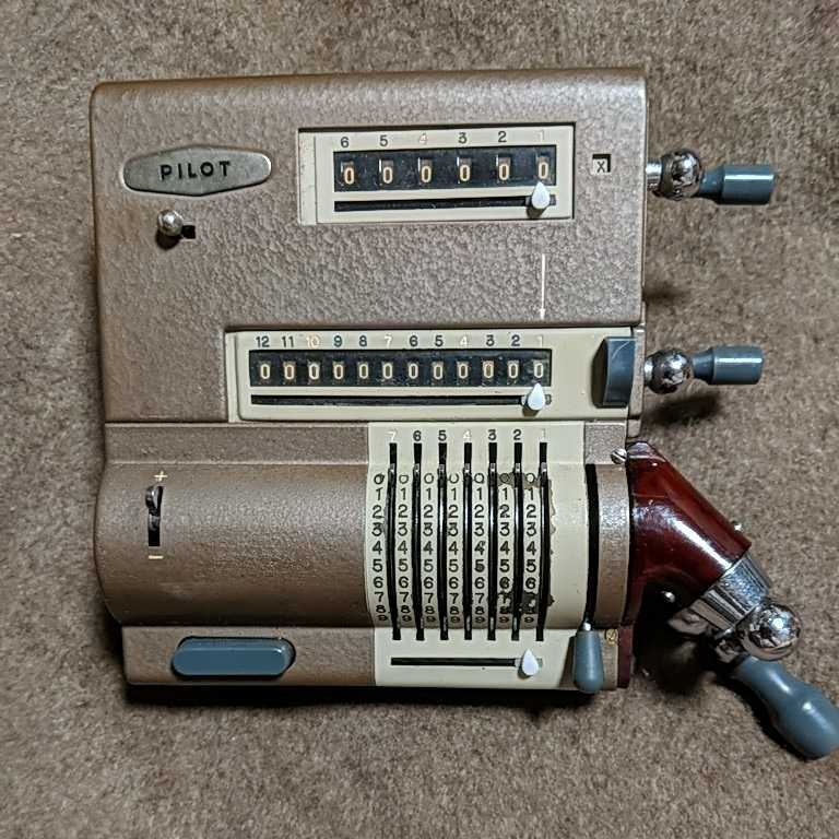 PILOT 手回し計算機 P-1(雑貨)｜売買されたオークション情報、Yahoo 