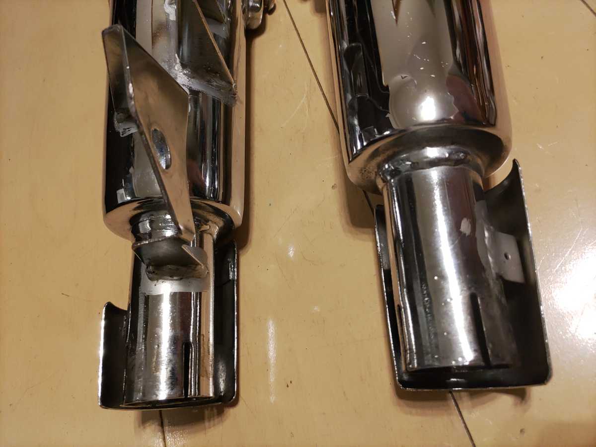 トライアンフ　ボンネビルT100 SE 純正マフラー 