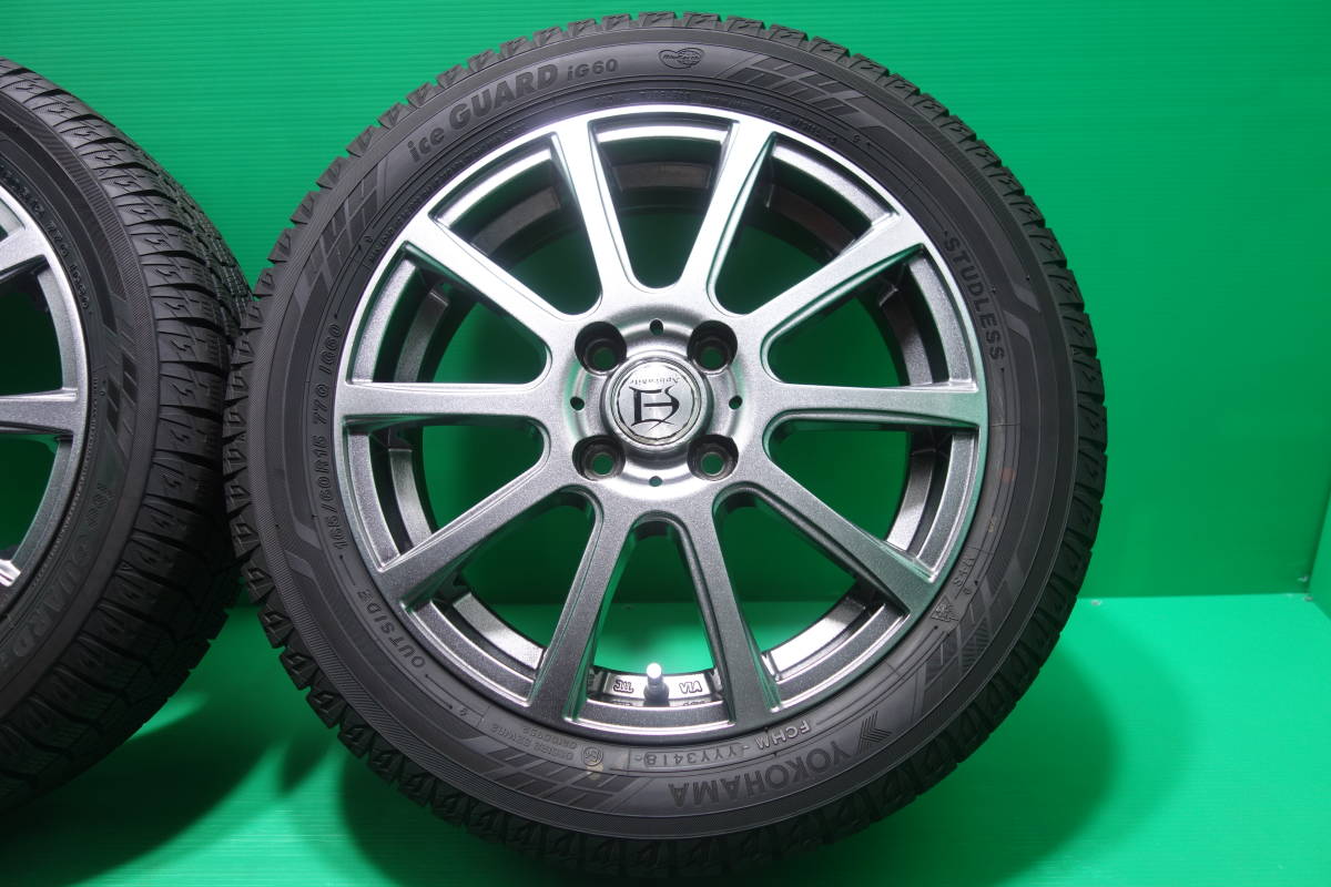 165 65 15 ダイハツ純正アルミホイール　スタッドレス付き 4本セット 165⁄60r15 | 165／60R15（タイヤ本数4本）（スタッドレスタイヤ 4H