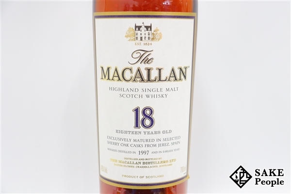 ◇注目! ザ・マッカラン 18年 1997 シェリーオークカスク 700ml