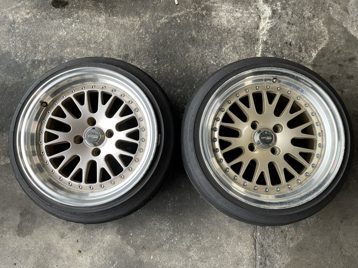 BMSホイール　15インチ　8j+20 BMS ゴールド メッシュ 15インチ 165/50R15 NANKANG 8J オフセット20