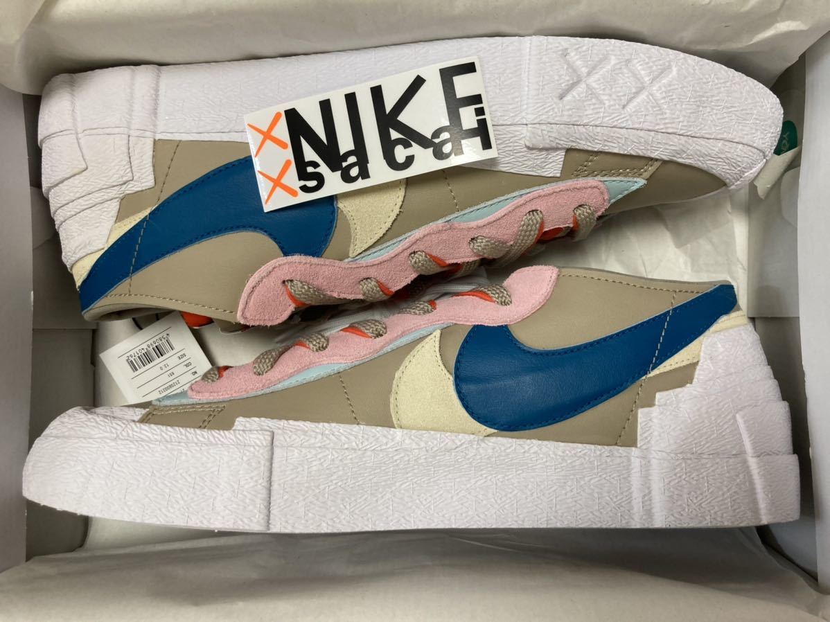 US13 31cm KAWS sacai Nike Blazer Low Reed カウズ Blazer x Low