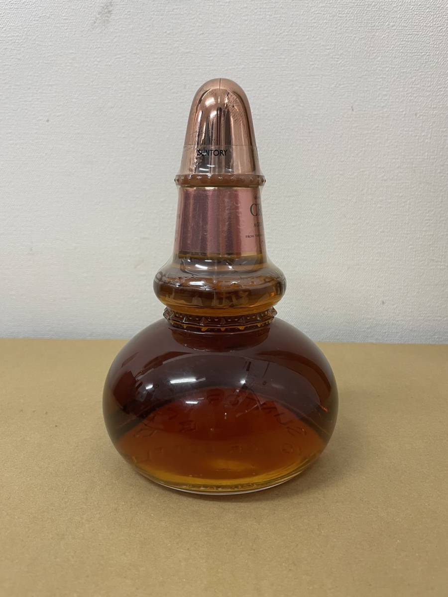 1円 石 古酒 SUNTORY WHISKY CREST Aged 12 Years サントリー クレスト