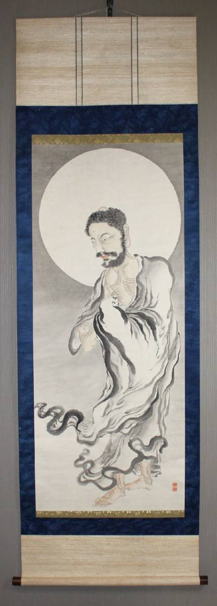 | 紀州の画家紹介 コラム 和歌山県立博物館 出山釈迦図｜古美術・掛け軸の販売・買取・鑑定-松本松栄堂 野呂介石（のろかいせき） １０ 公式通販 模写&frasl;野呂介石&frasl;湖山青桐書屋図&frasl;山水図&frasl;掛軸☆宝船☆AE-90 野呂介石 寛政三年遊白浜鉛山温泉真景図 古美術瀬戸 - 狩野探幽 狩野永岳 出山釈迦図・雪景山水図