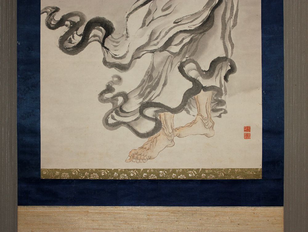 | 紀州の画家紹介 コラム 和歌山県立博物館 出山釈迦図｜古美術・掛け軸の販売・買取・鑑定-松本松栄堂 野呂介石（のろかいせき） １０ 公式通販 模写&frasl;野呂介石&frasl;湖山青桐書屋図&frasl;山水図&frasl;掛軸☆宝船☆AE-90 野呂介石 寛政三年遊白浜鉛山温泉真景図 古美術瀬戸 - 狩野探幽 狩野永岳 出山釈迦図・雪景山水図
