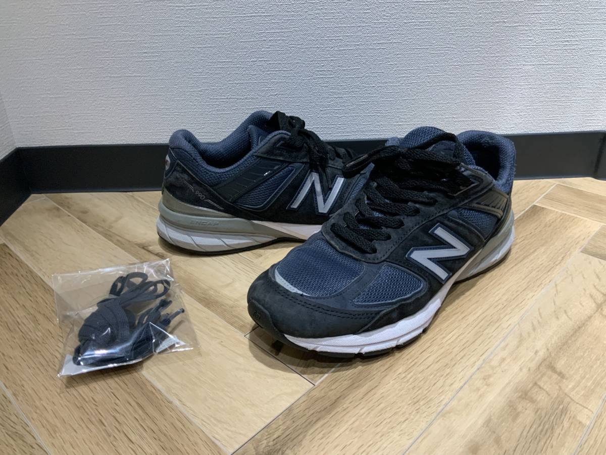 New Balance ニューバランス 990 v5 ネイビー US 9 27cm アメリカ製 ニューバランス Balance New In x 0
